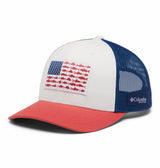 Columbia Womens PFG Fish Flag Snap Back