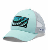 Columbia Womens PFG Fish Flag Snapback Hat