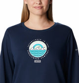 Columbia Womens Trek Seasonal Graphic Crew Sweatshirt