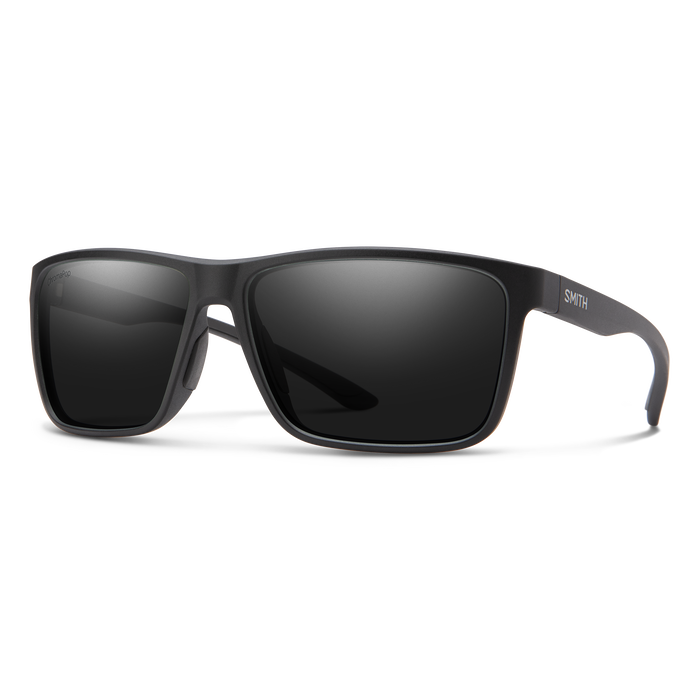 Smith Riptide Matte Black Frame - ChromaPop Glass Polarized Black Lens - Polarized Sunglasses