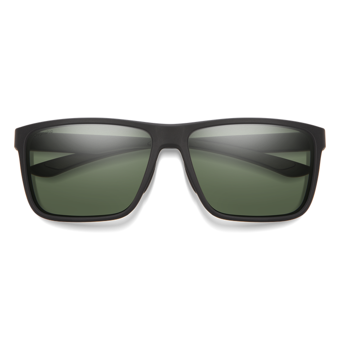 Smith Riptide Matte Black Frame - ChromaPop Polarized Gray Green Lens - Polarized Sunglasses