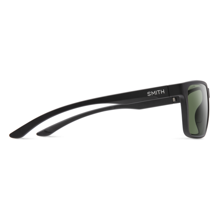 Smith Riptide Matte Black Frame - ChromaPop Polarized Gray Green Lens - Polarized Sunglasses