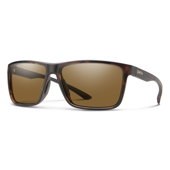 Smith Riptide Matte Tortoise Frame - ChromaPop Glass Polarized Brown Lens - Polarized Sunglasses