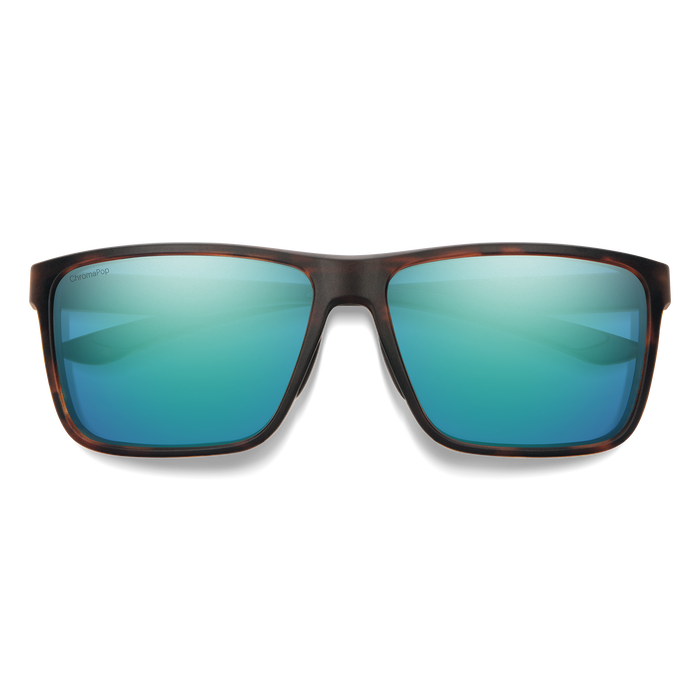 Smith Riptide Matte Tortoise Frame - ChromaPop Polarized Opal Mirror Lens - Polarized Sunglasses
