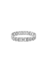 Lacoste Mens Metropole Silver-Tone Bracelet