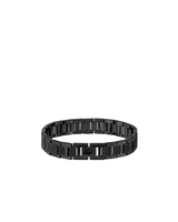 Lacoste Mens Metropole Black-Tone Bracelet