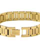 Lacoste Mens Metropole Gold-Tone Bracelet