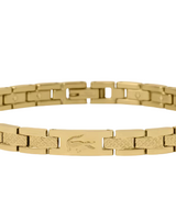 Lacoste Womens Metropole Gold-Tone Bracelet