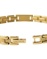 Lacoste Womens Metropole Gold-Tone Bracelet