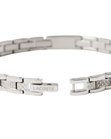 Lacoste Womens Metropole Silver-Tone Bracelet