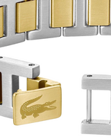 Lacoste Mens Metropole Two-Tone Bracelet