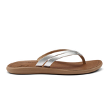 OluKai Womens Kāpehe Luana Leather Beach Sandals