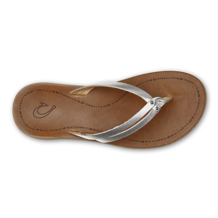 OluKai Womens Kāpehe Luana Leather Beach Sandals