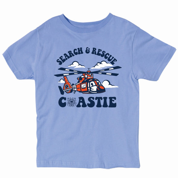 Coast Guard Toddler Search & Rescue Helicopter Short Sleeve T-Shirt