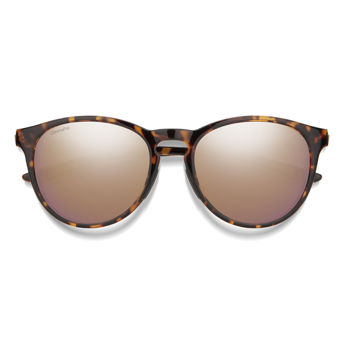 Smith Wander Tortoise Frame - ChromaPop Polarized Rose Gold Mirror Lens - Polarized Sunglasses