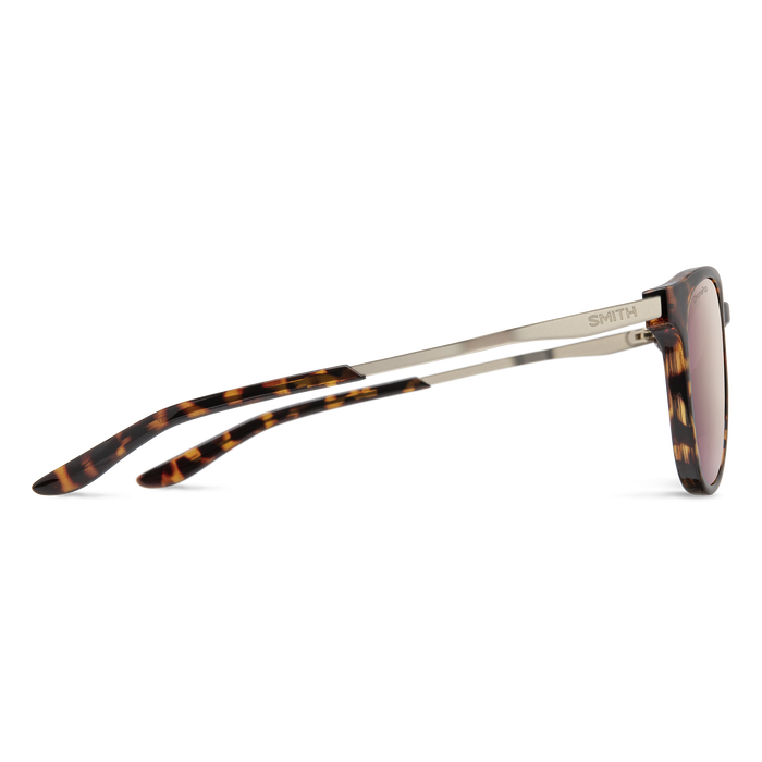 Smith Wander Tortoise Frame - ChromaPop Polarized Rose Gold Mirror Lens - Polarized Sunglasses