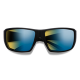 Smith Guide's Choice Matte Black Frame - ChromaPop Glass Polarchromic Yellow Blue Mirror Lens - Polarized Sunglasses