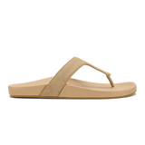 OluKai Womens Kīpe‘a Lipi Elevated Leather Sandals