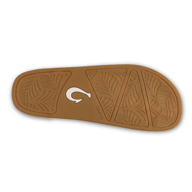 OluKai Womens Kīpe‘a Lipi Elevated Leather Sandals