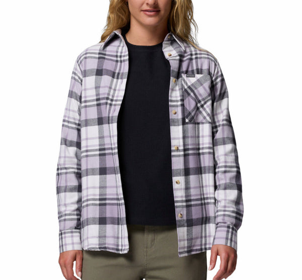 Columbia Womens Calico Basin Flannel Long Sleeve Shirt