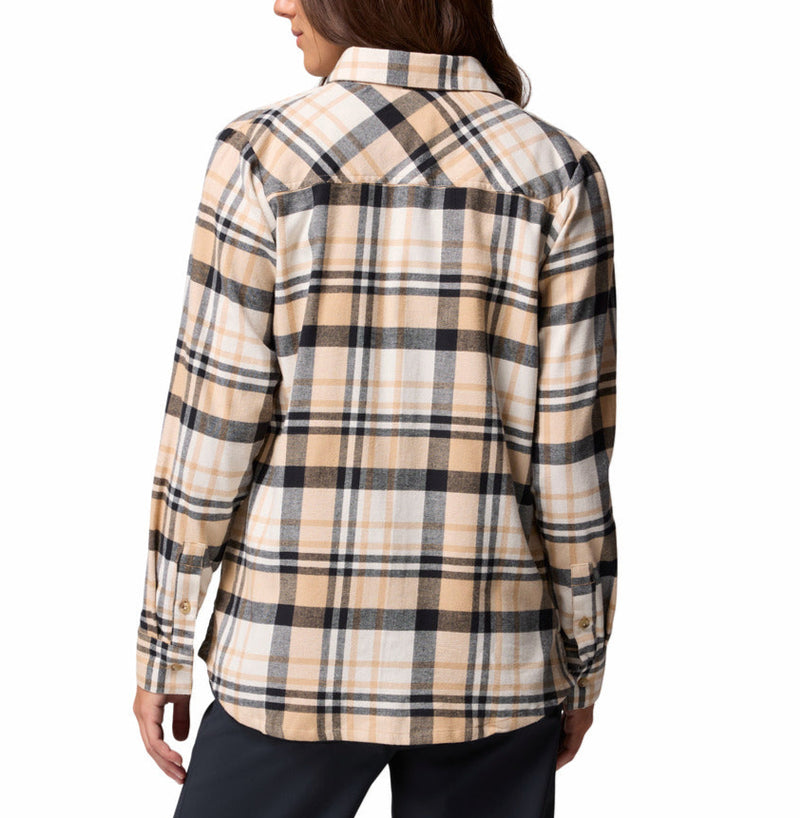 Columbia Womens Calico Basin Flannel Long Sleeve Shirt