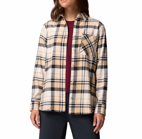 Columbia Womens Calico Basin Flannel Long Sleeve Shirt