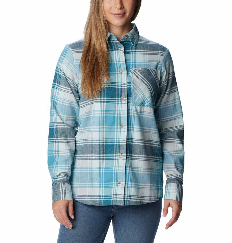 Columbia Womens Calico Basin Long Sleeve Flannel Shirt