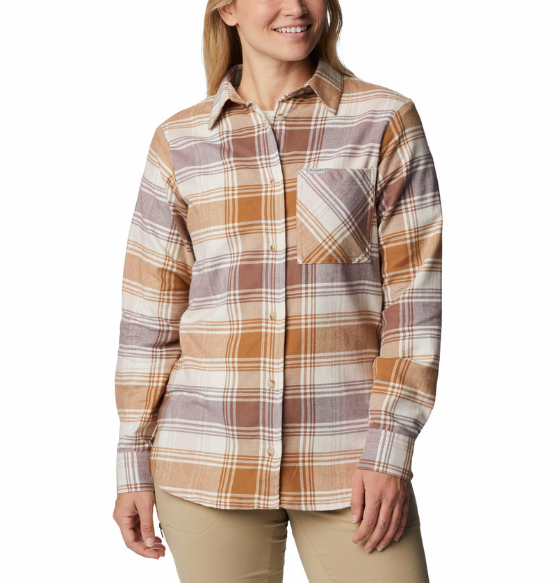 Columbia Womens Calico Basin Long Sleeve Flannel Shirt