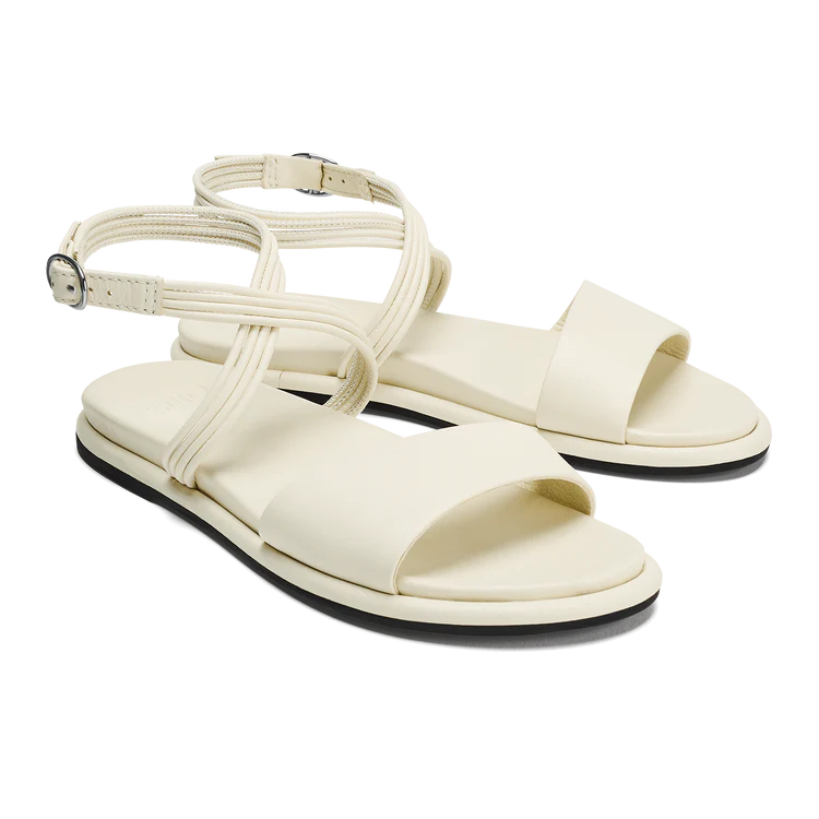 OluKai Womens Tiare Wrap Leather Strappy Sandals