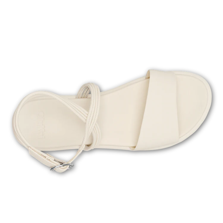 OluKai Womens Tiare Wrap Leather Strappy Sandals