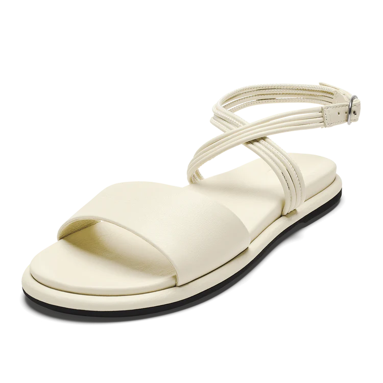 OluKai Womens Tiare Wrap Leather Strappy Sandals