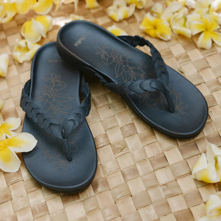 OluKai Womens Lei Leather Sandals