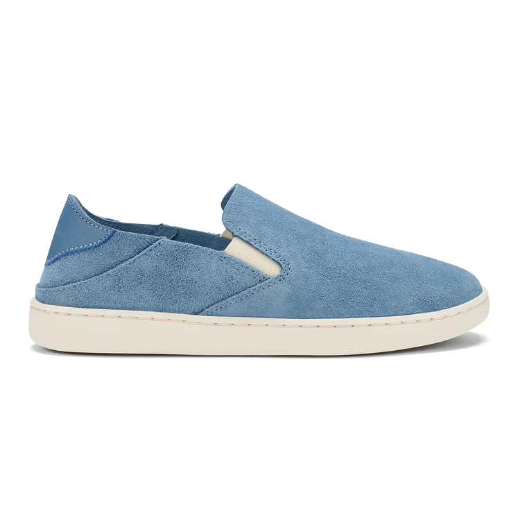 OluKai Womens Pehuea Luxe Suede Slip-On Shoes