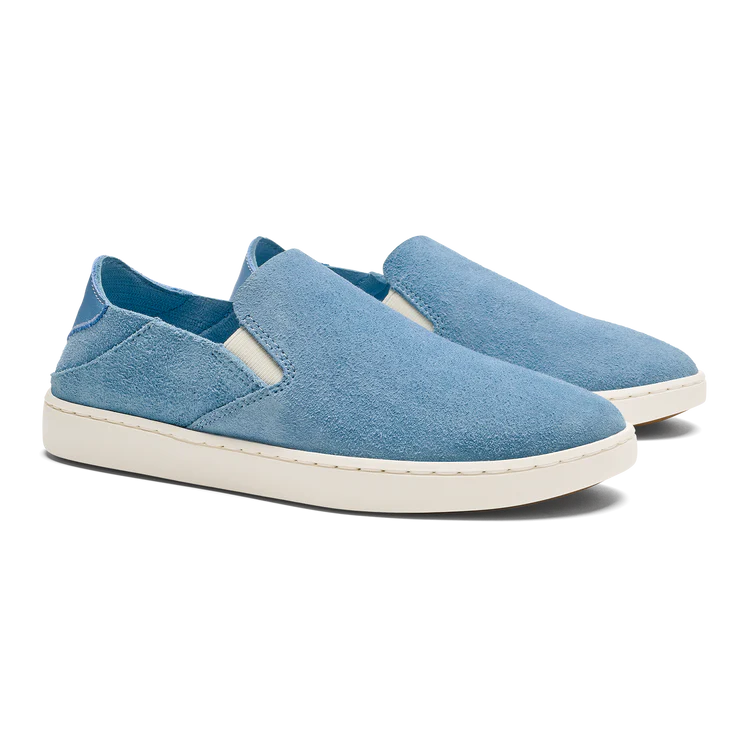 OluKai Womens Pehuea Luxe Suede Slip-On Shoes