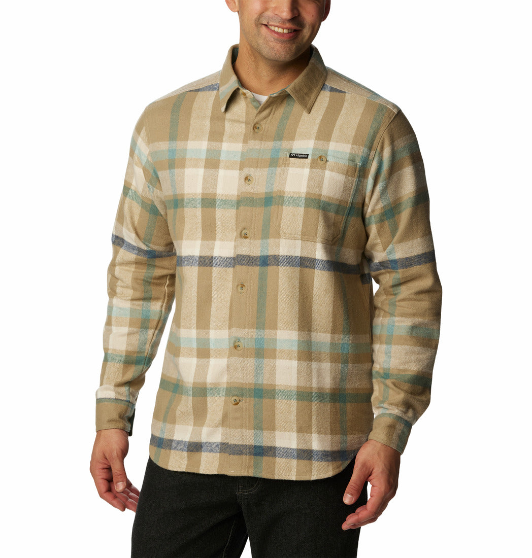 Columbia Mens Pitchstone Heavyweight Flannel Shirt