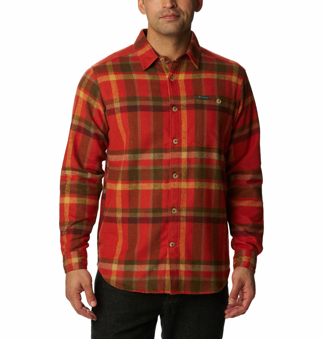 Columbia Mens Pitchstone Heavyweight Flannel Shirt