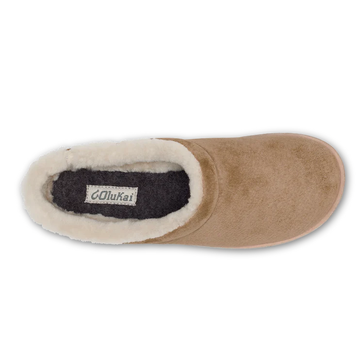 OluKai Womens Mani Leather Mule Slippers