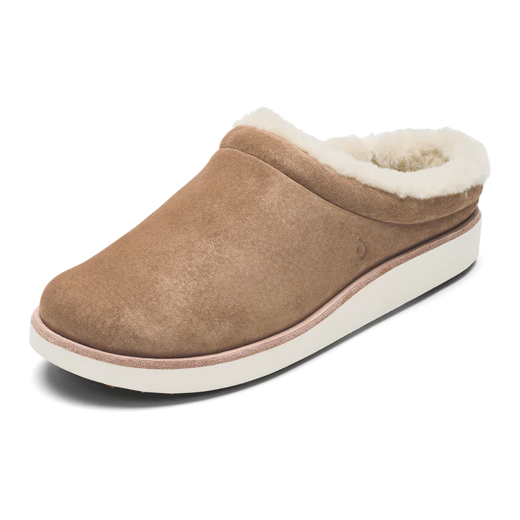 OluKai Womens Mani Leather Mule Slippers