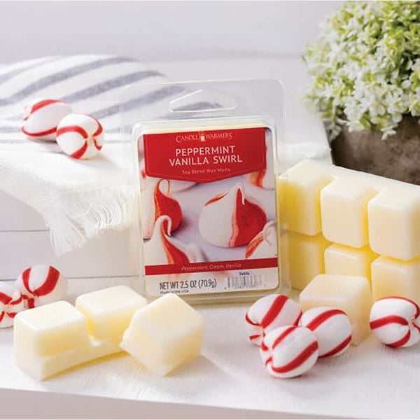 CANDLE WARMERS ETC. Peppermint Vanilla Swirl Wax Melts - 2.5 oz.