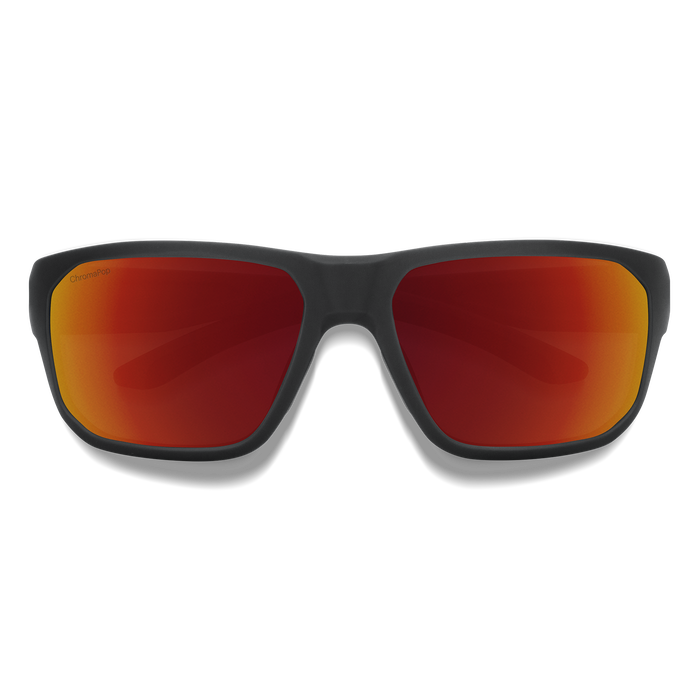 Smith Arvo Matte Black Frame - ChromaPop Polarized Red Mirror Lens - Polarized Sunglasses