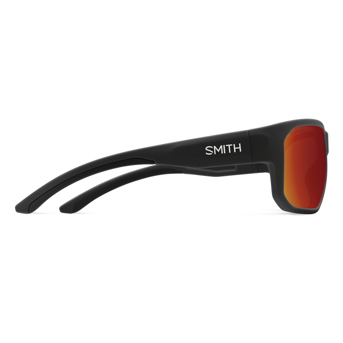 Smith Arvo Matte Black Frame - ChromaPop Polarized Red Mirror Lens - Polarized Sunglasses