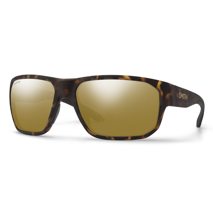 Smith Arvo Matte Dark Tortoise Frame - ChromaPop Polarized Bronze Mirror Lens - Polarized Sunglasses
