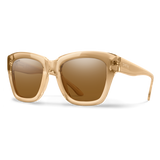 Smith Sway Champagne Crystal Frame - ChromaPop Polarized Brown Lens - Polarized Sunglasses