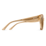 Smith Sway Champagne Crystal Frame - ChromaPop Polarized Brown Lens - Polarized Sunglasses