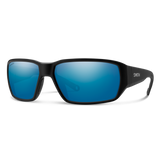 Smith Hookset Matte Black Frame - ChromaPop Glass Polarized Blue Mirror Lens - Polarized Sunglasses