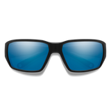 Smith Hookset Matte Black Frame - ChromaPop Glass Polarized Blue Mirror Lens - Polarized Sunglasses