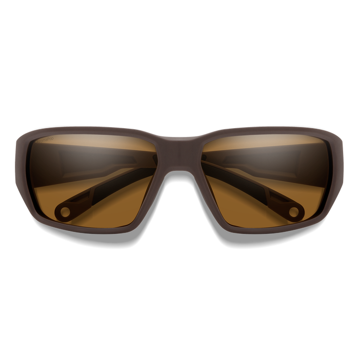 Smith Hookset Matte Mississippi Mud Frame - ChromaPop Glass Polarized Brown Lens - Polarized Sunglasses
