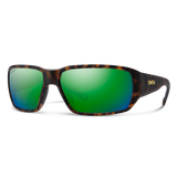 Smith Hookset Matte Tortoise Frame - ChromaPop Glass Polarized Green Mirror Lens - Polarized Sunglasses