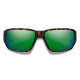 Smith Hookset Matte Tortoise Frame - ChromaPop Glass Polarized Green Mirror Lens - Polarized Sunglasses