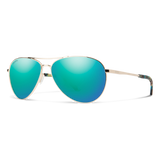 Smith Langley 2 Gold Frame - ChromaPop Opal Mirror Lens - Polarized Sunglasses